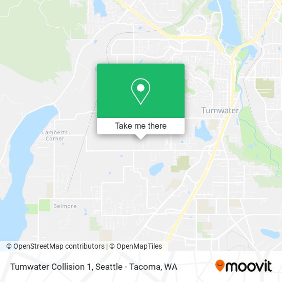 Tumwater Collision 1 map