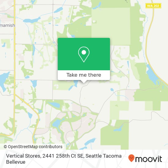 Mapa de Vertical Stores, 2441 258th Ct SE