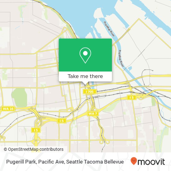 Mapa de Pugerill Park, Pacific Ave