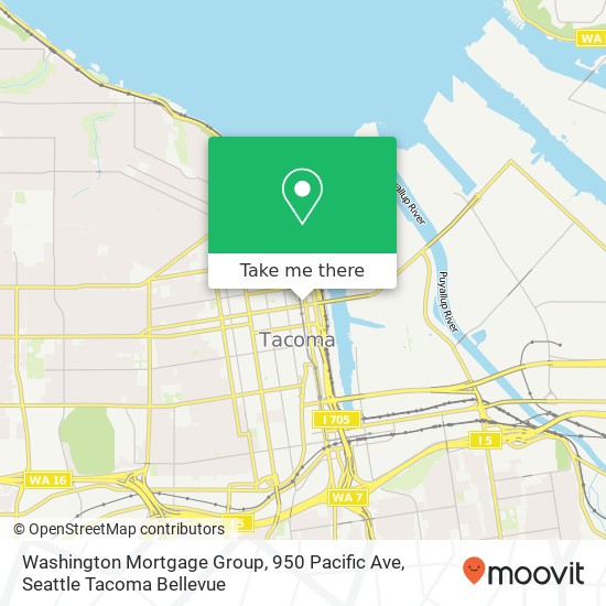 Washington Mortgage Group, 950 Pacific Ave map
