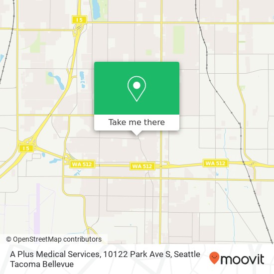 A Plus Medical Services, 10122 Park Ave S map