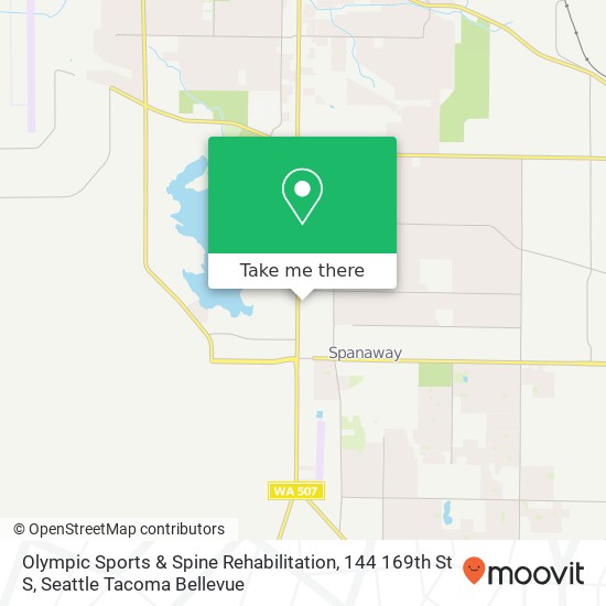 Mapa de Olympic Sports & Spine Rehabilitation, 144 169th St S