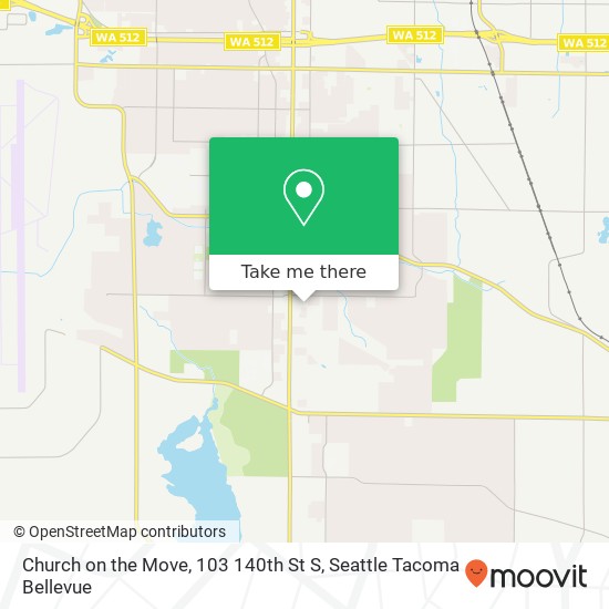 Mapa de Church on the Move, 103 140th St S