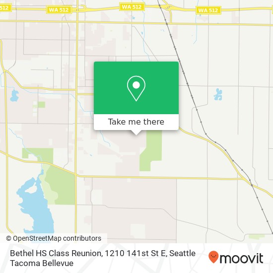 Mapa de Bethel HS Class Reunion, 1210 141st St E