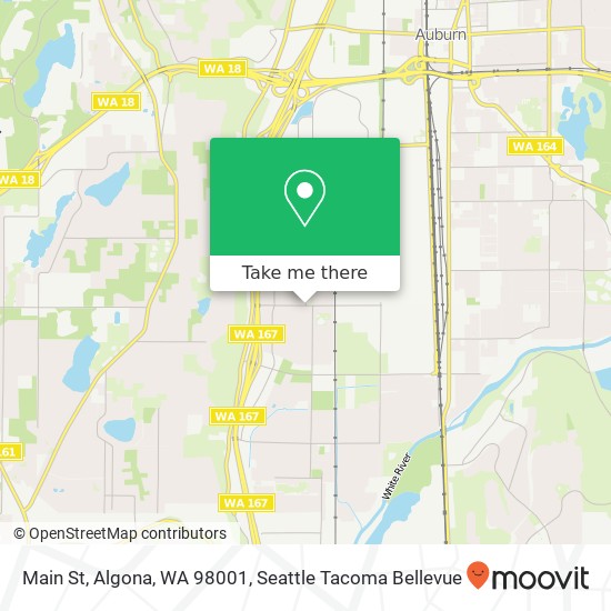 Mapa de Main St, Algona, WA 98001