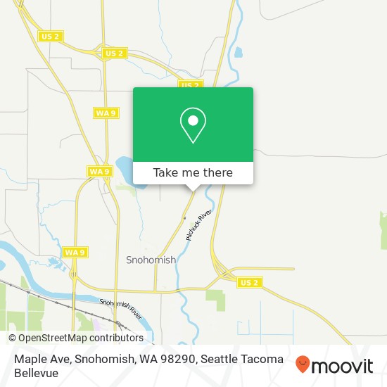 Mapa de Maple Ave, Snohomish, WA 98290