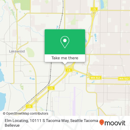Elm Locating, 10111 S Tacoma Way map