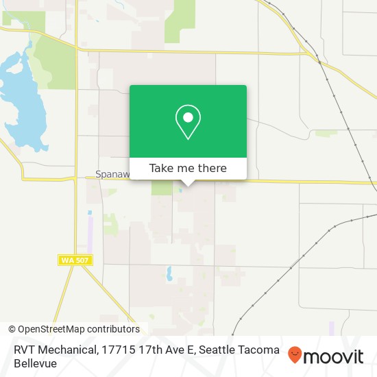 Mapa de RVT Mechanical, 17715 17th Ave E