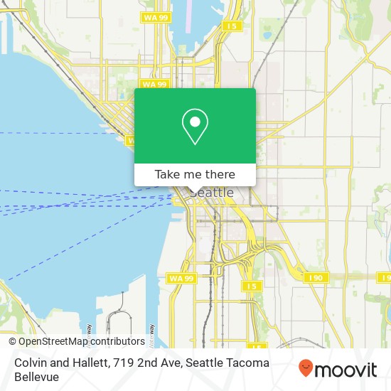 Mapa de Colvin and Hallett, 719 2nd Ave