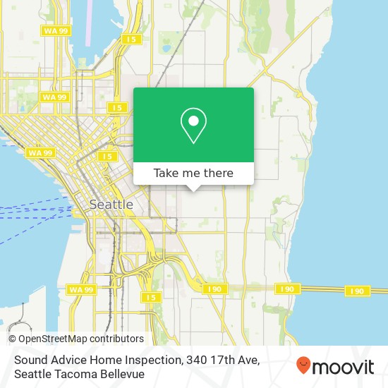 Mapa de Sound Advice Home Inspection, 340 17th Ave