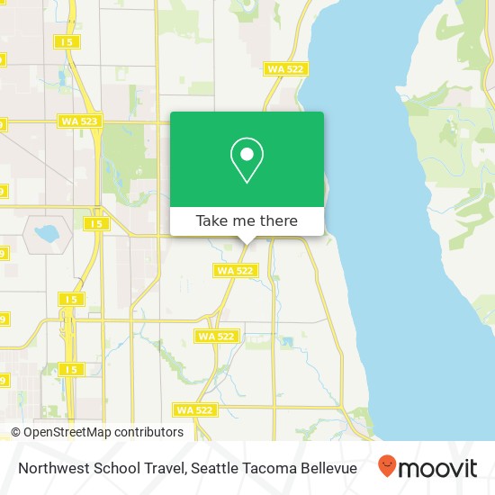 Mapa de Northwest School Travel