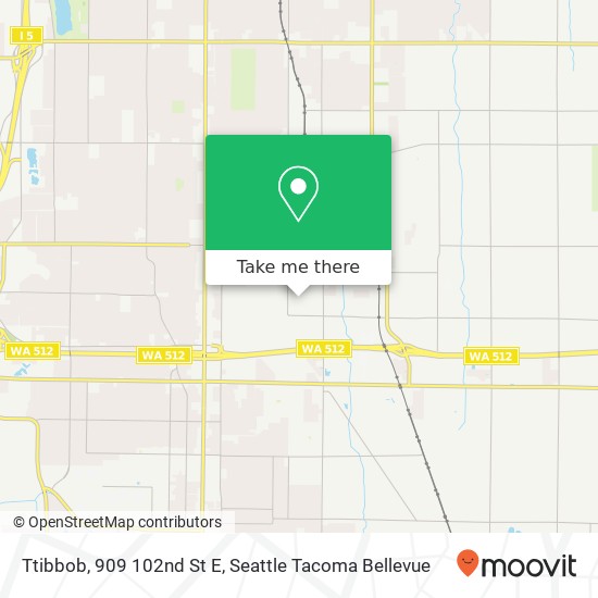 Mapa de Ttibbob, 909 102nd St E