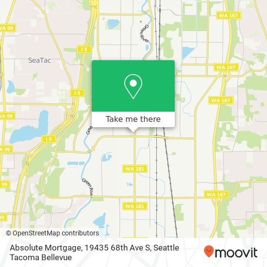 Mapa de Absolute Mortgage, 19435 68th Ave S