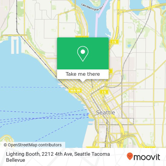 Mapa de Lighting Booth, 2212 4th Ave