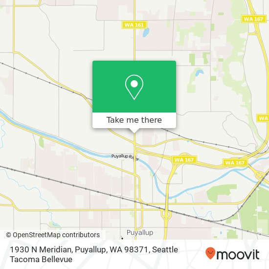 Mapa de 1930 N Meridian, Puyallup, WA 98371