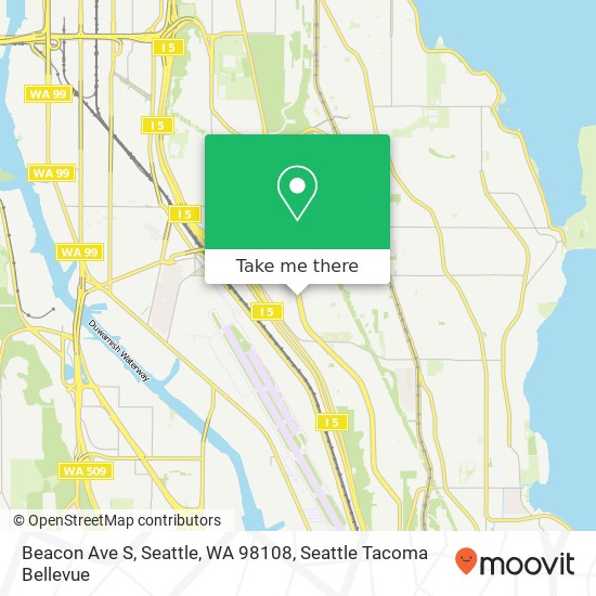 Beacon Ave S, Seattle, WA 98108 map