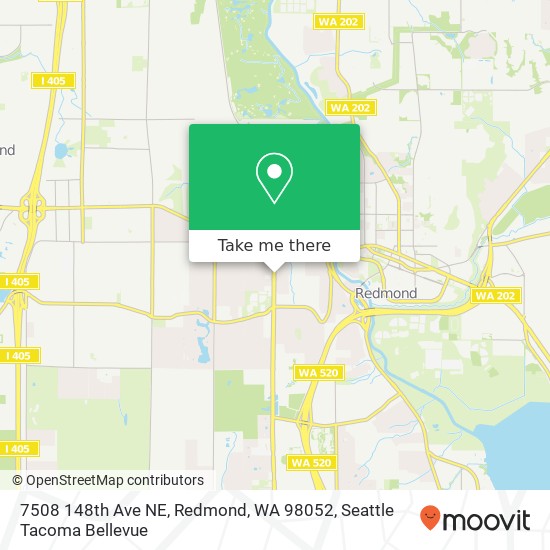 Mapa de 7508 148th Ave NE, Redmond, WA 98052