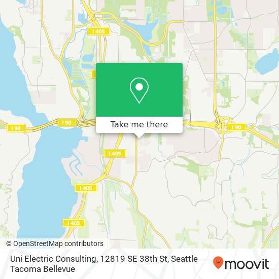 Mapa de Uni Electric Consulting, 12819 SE 38th St