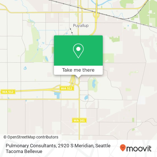 Pulmonary Consultants, 2920 S Meridian map