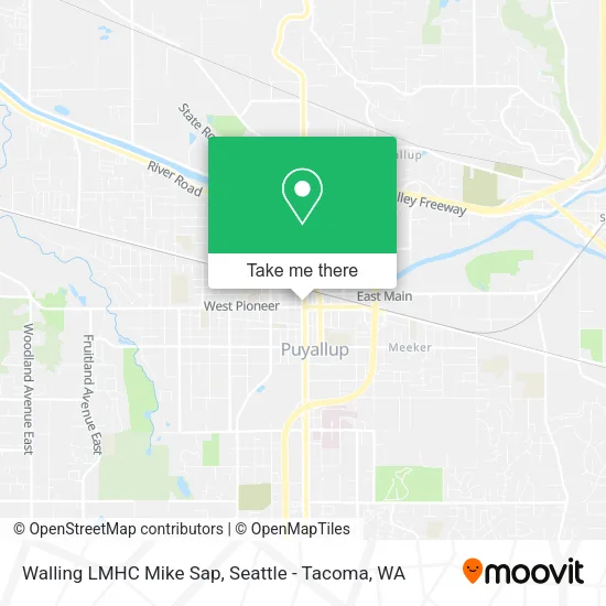 Mapa de Walling LMHC Mike Sap