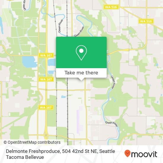 Mapa de Delmonte Freshproduce, 504 42nd St NE