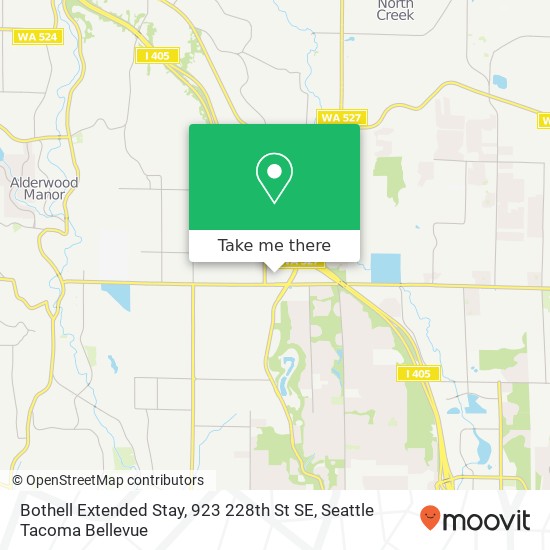 Bothell Extended Stay, 923 228th St SE map