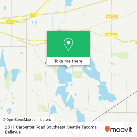 Mapa de 2511 Carpenter Road Southeast, 2511 Carpenter Rd SE, Olympia, WA 98503, USA