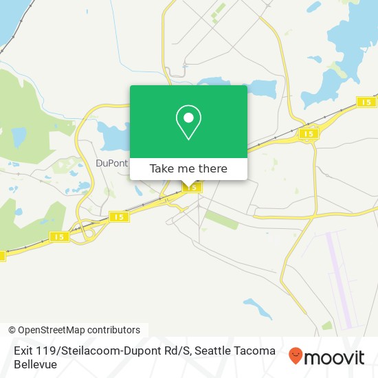 Mapa de Exit 119 / Steilacoom-Dupont Rd / S