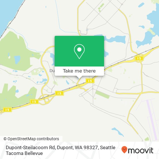 Dupont-Steilacoom Rd, Dupont, WA 98327 map