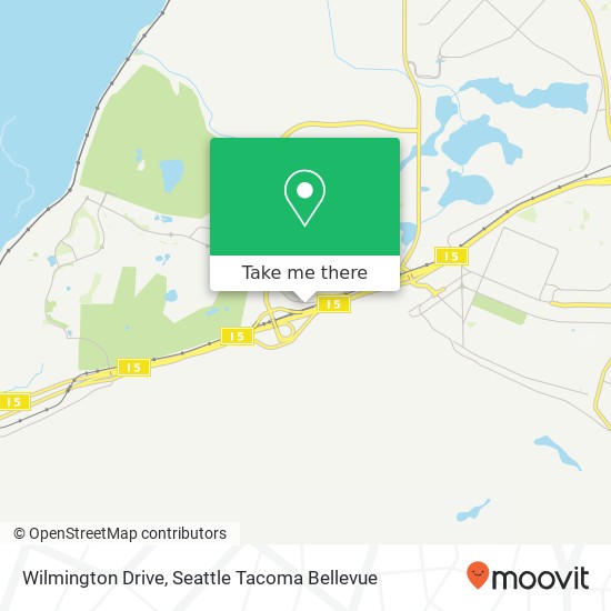 Mapa de Wilmington Drive, Wilmington Dr, DuPont, WA 98327, USA