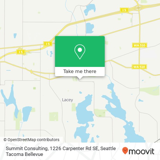 Mapa de Summit Consulting, 1226 Carpenter Rd SE
