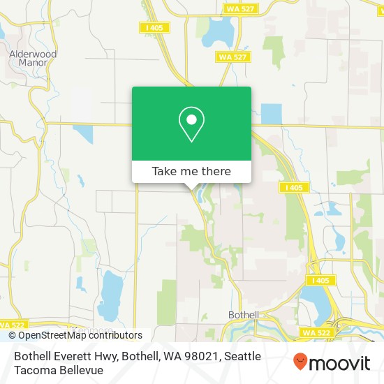 Mapa de Bothell Everett Hwy, Bothell, WA 98021