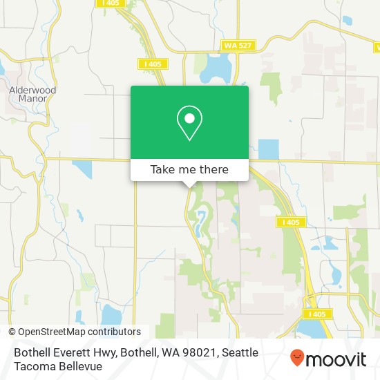 Bothell Everett Hwy, Bothell, WA 98021 map