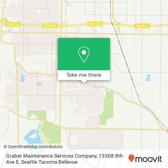 Mapa de Graber Maintenance Services Company, 13308 8th Ave E