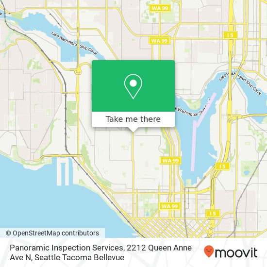Panoramic Inspection Services, 2212 Queen Anne Ave N map