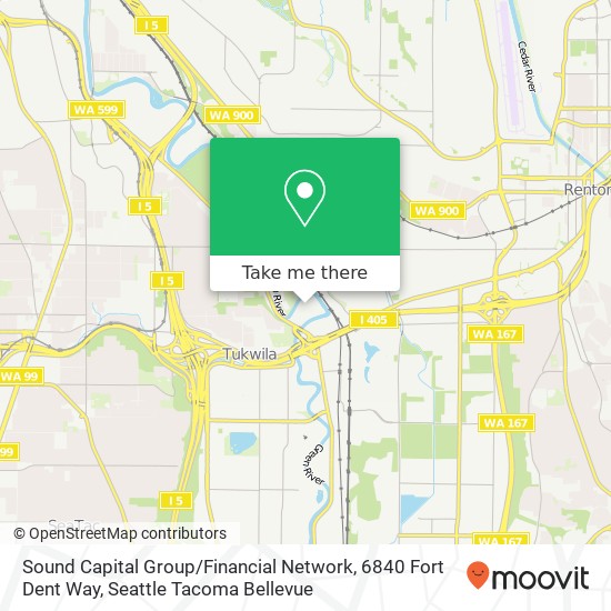 Mapa de Sound Capital Group / Financial Network, 6840 Fort Dent Way