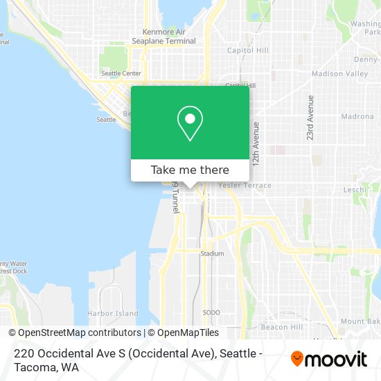 220 Occidental Ave S map