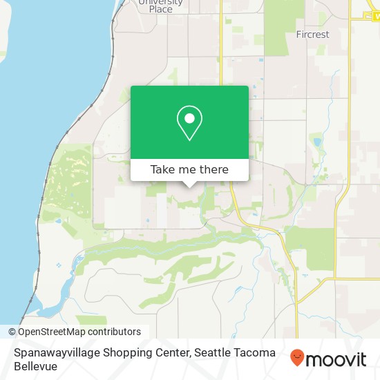 Spanawayvillage Shopping Center map