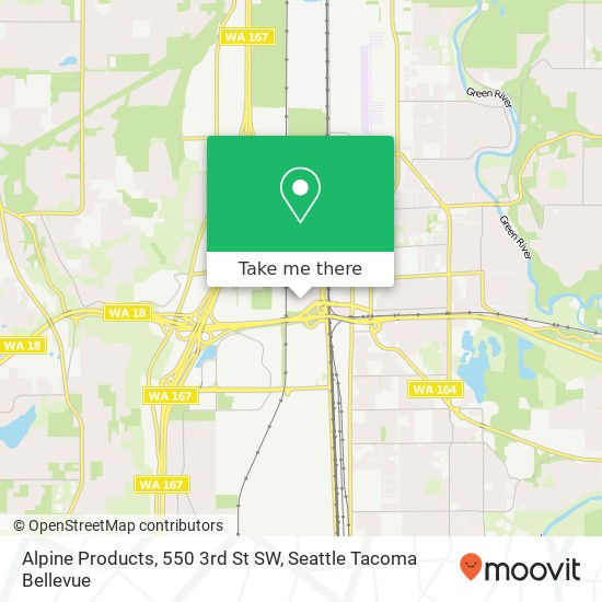 Alpine Products, 550 3rd St SW map