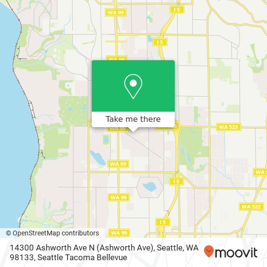 14300 Ashworth Ave N (Ashworth Ave), Seattle, WA 98133 map