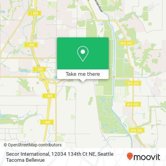 Mapa de Secor International, 12034 134th Ct NE