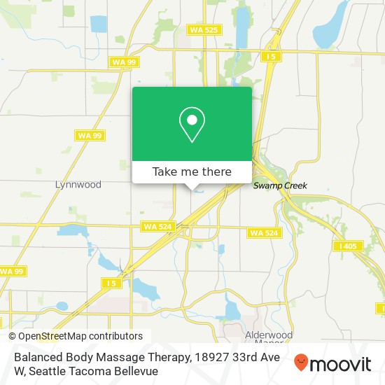 Balanced Body Massage Therapy, 18927 33rd Ave W map