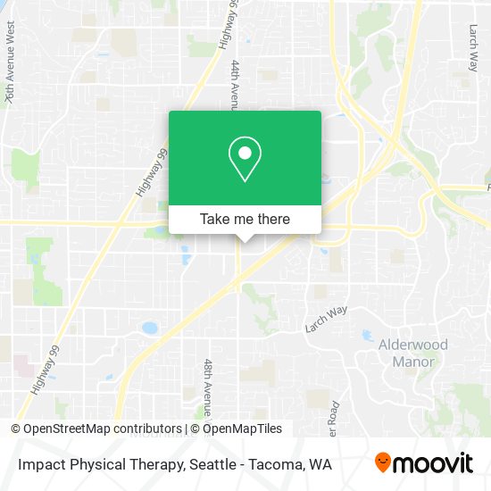 Impact Physical Therapy map