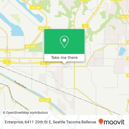 Mapa de Enterprise, 6411 20th St E