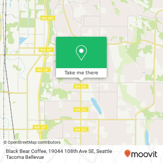 Black Bear Coffee, 19044 108th Ave SE map