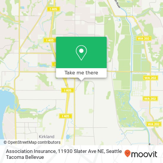 Association Insurance, 11930 Slater Ave NE map