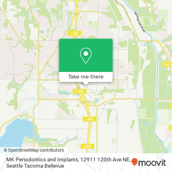Mapa de MK Periodontics and Implants, 12911 120th Ave NE