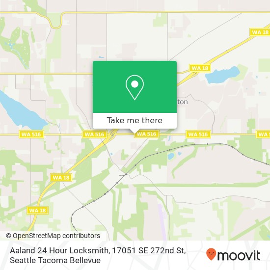 Mapa de Aaland 24 Hour Locksmith, 17051 SE 272nd St