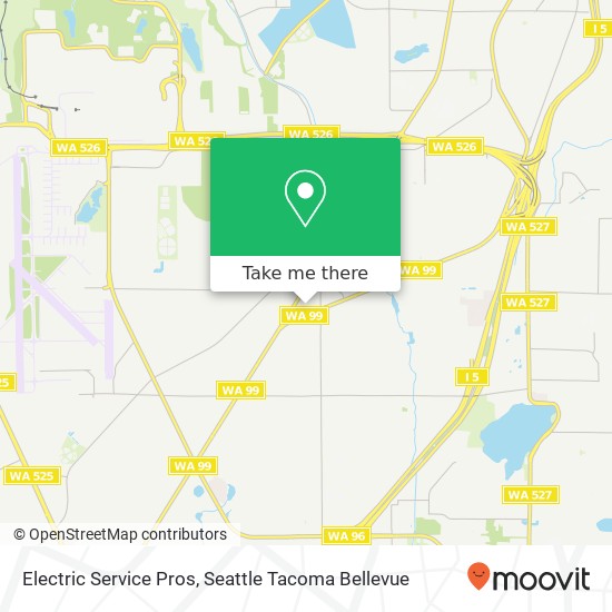 Mapa de Electric Service Pros