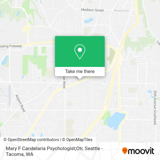 Mary F Candelaria Psychologist;Otr map